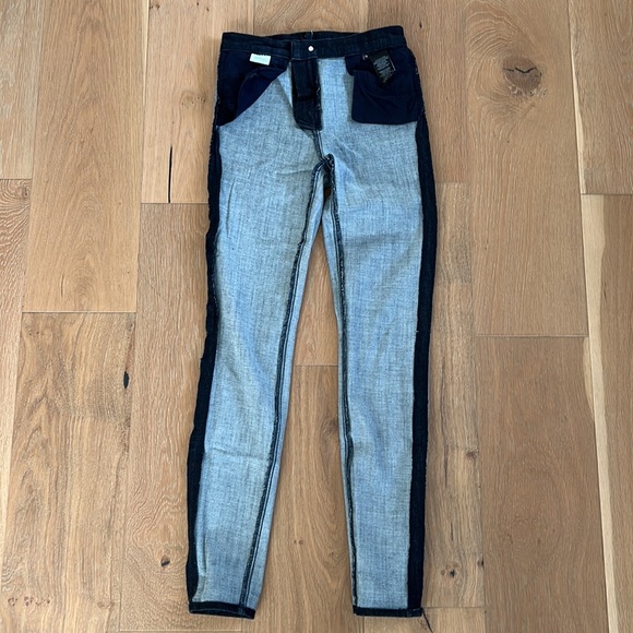 J Brand High Waisted Skinny Jeans - Resolute Dark Blue Jeans - Size 26 - Picture 12 of 16